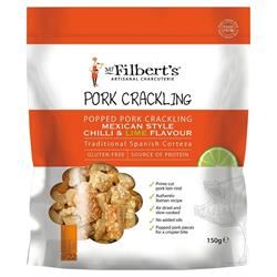 Mr Filberts | Mr Filberts Popped Pork Crackling Chilli & Lime 150g | 150bag Online Hot Sale