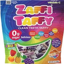 Zolli Pops | No Sugar Mixed Fruit Zaffi Taffy with Vitamin C. 80g | 80g Discount