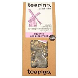 Teapigs | liquorice & mint 15 tea temples | 15bag Online Hot Sale