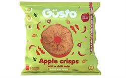 Gusto Snacks | Air-Dried Wonky Apple Crisps with a Chilli Twist 20g | 20g Discount