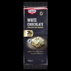 Dr Oetker | Dr Oetker White Chocolate Bar 26% 100g | 100g For Cheap