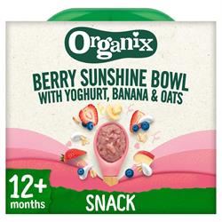 Organix | Organix Berry Sunshine Bowl with Yoghurt Banana & Oats (120g) | 120g Fashion