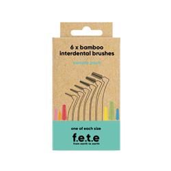 From Earth to Earth | Interdental Brushes Sample Pack One Of Each Size (6 Pcs) | 19g Online Hot Sale