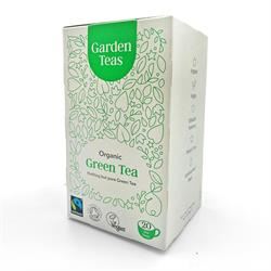 Garden Teas | Organic Fairtrade Green Tea 20 Plastic Free Envelopes | 20bag For Cheap