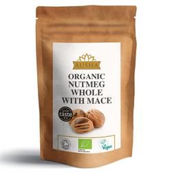 AUSHA | Organic Nutmeg Whole with Mace 50g - 2** Star Great Taste Award | 50g on Sale