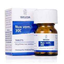 Weleda | Nux Vom 30C - 125 tabs | 125 tablet Supply