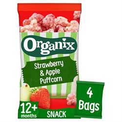 Organix | Organix Strawberry and Apple Puffcorn 4 x 10g | 4 x 10gbag Discount