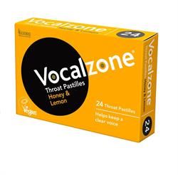 Vocalzone | Vocalzone Honey and Lemon Throat Pastilles (24 Pastilles) | 24pastilles on Sale