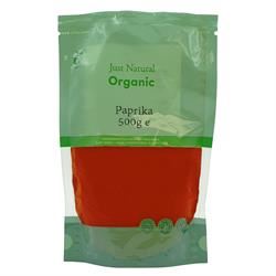 Just Natural Herbs | Organic Paprika 500g | 500g Supply