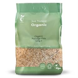 Just Natural Organic | Organic Porridge Oats 500g | 500g Online Hot Sale