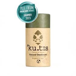 Kutis Skincare | Plastic Free Natural Bergamot & Sage Vegan Deodorant 55g | 55g For Discount