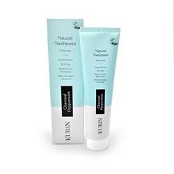 Kurin | Fluoride Free Charcoal Whitening Toothpaste 100ml - Peppermint | 100ml For Sale