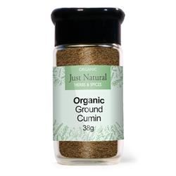 Just Natural Herbs | Organic Ground Cumin (Glass Jar) 45g | 45g on Sale