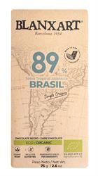 Blanxart | BLANXART Premium Organic & Vegan 89% BRASIL Chocolate Bar 75g | 75g Cheap