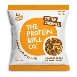 The Protein Ball Co | Salted Caramel Protein + Vitamin Balls Plant Protein Snack 45g | 45g Cheap