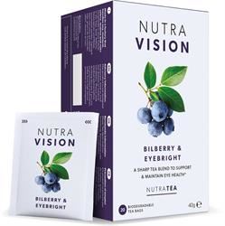 Nutratea | Nutra Vision Tea - 20 Herbal Tea Bags | 20 sachet For Cheap