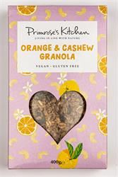 Primroses Kitchen | Orange & Cashew Granola 400g | 400g For Discount