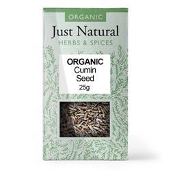 Just Natural Herbs | Organic Cumin Seed (Box) 25g | 25g Fashion