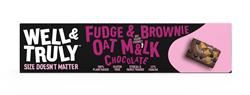 Well and Truly | Oat M&lk Chocolate Bar with Fudge and Gluten Free Brownie 30g | 30g For Cheap