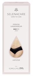 Selenacare | Menstrual undies HIPSTER Black Size 2XL | 1 box Online now