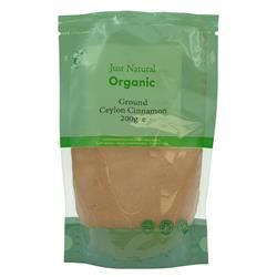 Just Natural Herbs | Organic Ground Ceylon Cinnamon 200g | 200g Online