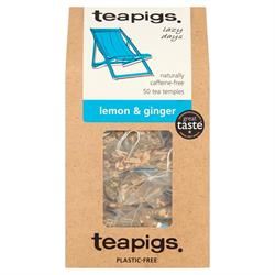 Teapigs | lemon & ginger 50 tea temples | 50bag Supply