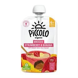 Piccolo | Piccolo Organic Brekkie Strawberry & Banana Stage 1 100g | 100g Discount