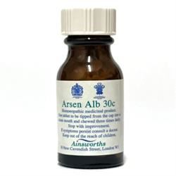 Ainsworths | Arsen Alb 30C Single Counter Remedy 120 tabs | 120 tablet For Sale