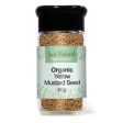 Just Natural Herbs | Organic Yellow Mustard Seed (Glass Jar) 80g | 80g Cheap