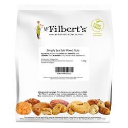 Mr Filberts | Mr Filberts Simply Sea Salt Mixed Nuts 1.5kg | 1bag Supply