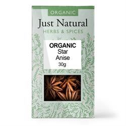 Just Natural Herbs | Organic Star Anise (Box) 15g | 15g Sale