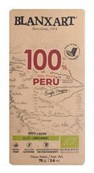 Blanxart | BLANXART Premium Organic & Vegan 100% PERU Chocolate Bar 75g | 75g Cheap