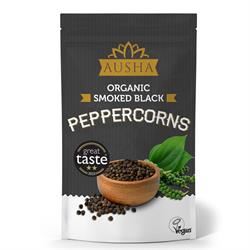 AUSHA | Organic Smoked Black Peppercorns 100g - 2** Great Taste Award | 100g For Discount