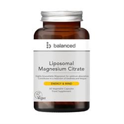 Balanced | Liposomal Magnesium Citrate 60 Veggie Caps - Reusable Bottle | 60 capsule Discount