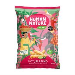 Human Nature | Human Nature Hot jalapeno and Lime Flavour Lentil Snacks 100g | 100g Online Hot Sale