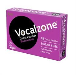 Vocalzone | Vocalzone Blackcurrant Sugar Free Throat Pastilles (24 Pastilles) | 24pastilles Fashion