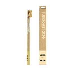 From Earth to Earth | Bamboo toothbrushes Luscious Latte - Beige Soft | 16g Fashion