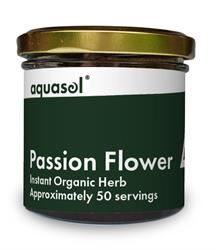 Aquasol | Organic Passion Flower Instant Herbal Tea 20g | 20g Supply