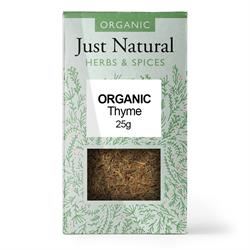 Just Natural Herbs | Organic Thyme (Box) 25g | 25g Discount