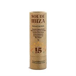 Sol De Ibiza | Plastic Free Lip Balm Natural Mineral Sunscreen SPF15 | 1unit For Cheap