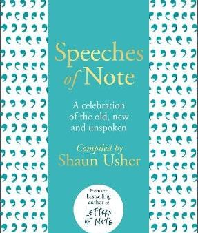 Shaun Usher: Speeches of Note [2018] hardback Online Sale